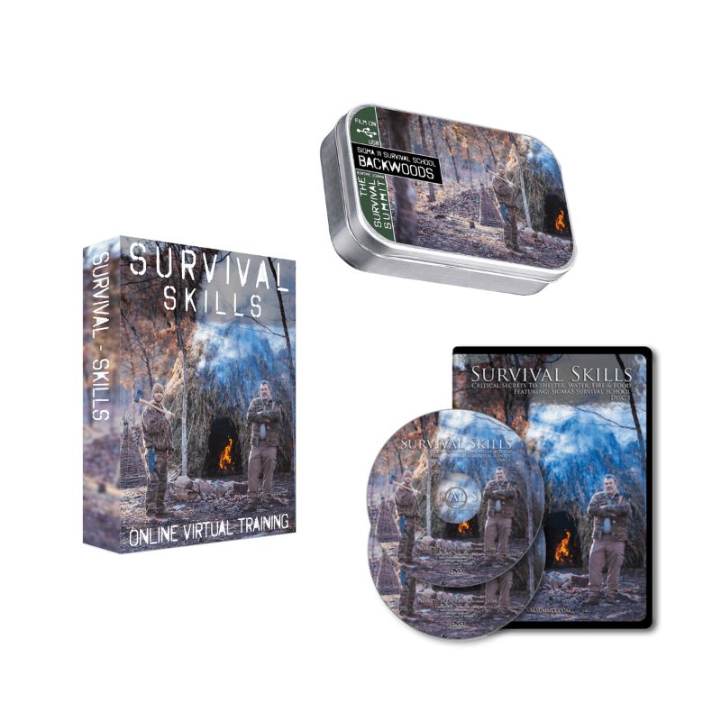 Survival Skills Training DVD or USB - Essential Outdoor & Emergency Preparedness Guide for Camping, Hiking & Disaster Readiness