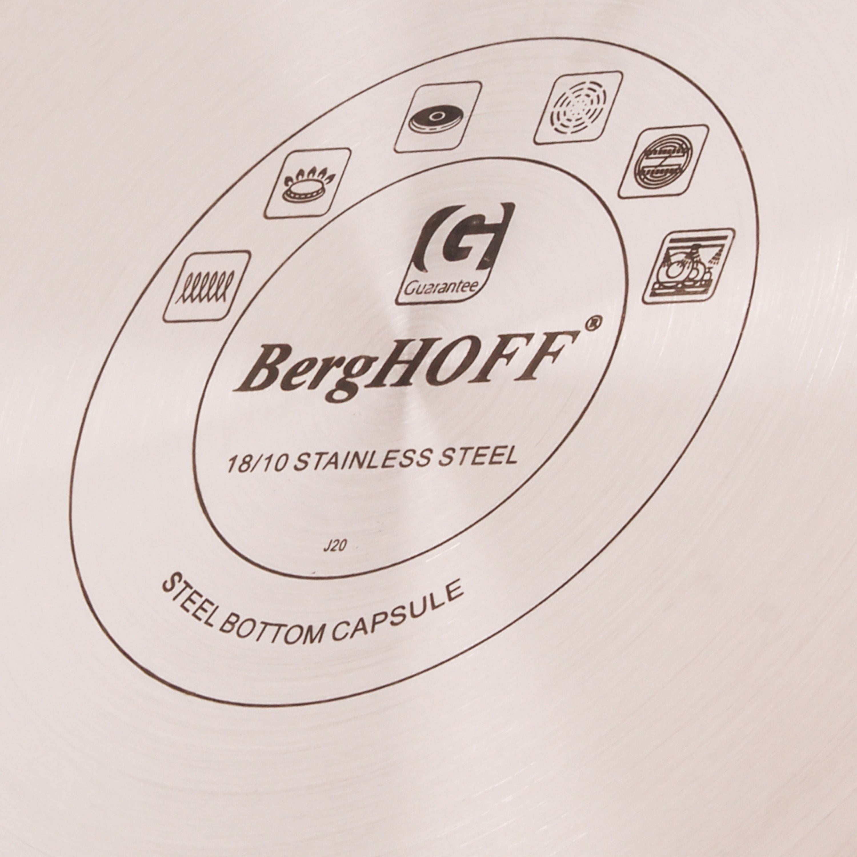 BergHOFF Ouro Gold 2-Piece 18/10 Stainless Steel Fry Pan Set - Nonstick Cookware for Professional Cooking & Home Kitchen Use