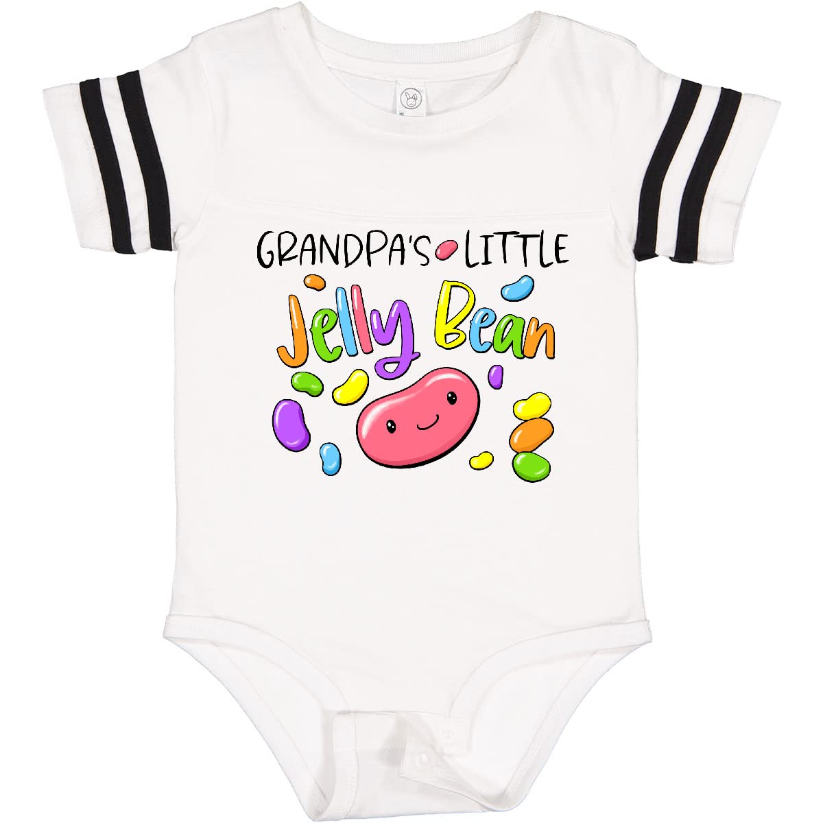 Inktastic Grandpa's Little Jellybean Cute Easter Candy Baby Bodysuit - Adorable Infant Onesie for Easter Gifts & Family Photos