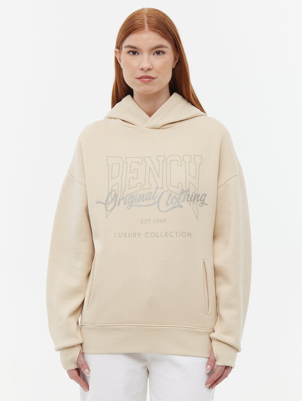 Theda Athletic Logo Oversize Hoodie - Comfortable Unisex Pullover Sweatshirt for Men & Women | Perfect for Gym, Running, Casual Wear & Street Style Fashion