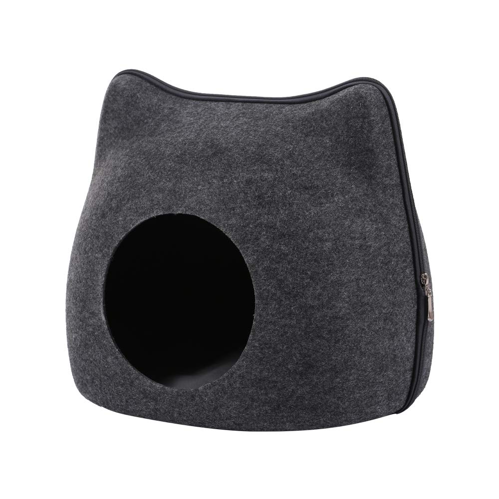 Cozy Galapara Cat Cave Bed for Cats & Kittens - Soft Pet Cave for Indoor Cats, Warm Hideaway for Sleeping & Relaxing - Perfect for Small Pets, Kittens & Adult Cats (Home, Office, Bedroom)