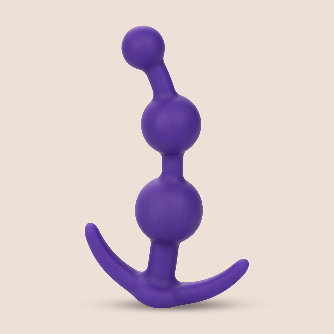 Booty Call Booty Beads - Tapered Silicone Anal Beads for Couples & Solo Play - Perfect for Sensual Massage, Foreplay & Intimate Exploration