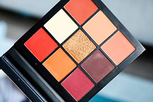 Huda Beauty Obsessions Eyeshadow Palette - Warm Brown Shades for Everyday Makeup | Perfect for Day & Night Looks, Bridal & Party Makeup