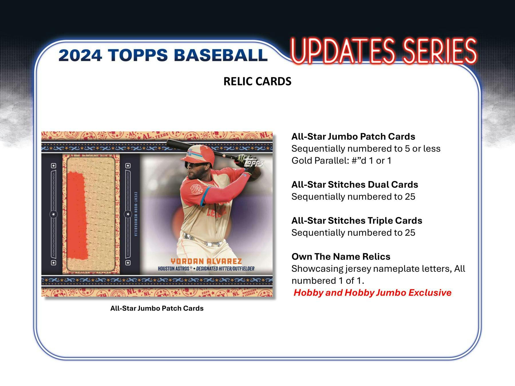 2024 Topps Update Series Baseball Hobby Jumbo Box - 24 Packs, 10 Cards Each | MLB Trading Cards Collection for Collectors & Fans | Perfect for Gifts, Investments & Fantasy Baseball