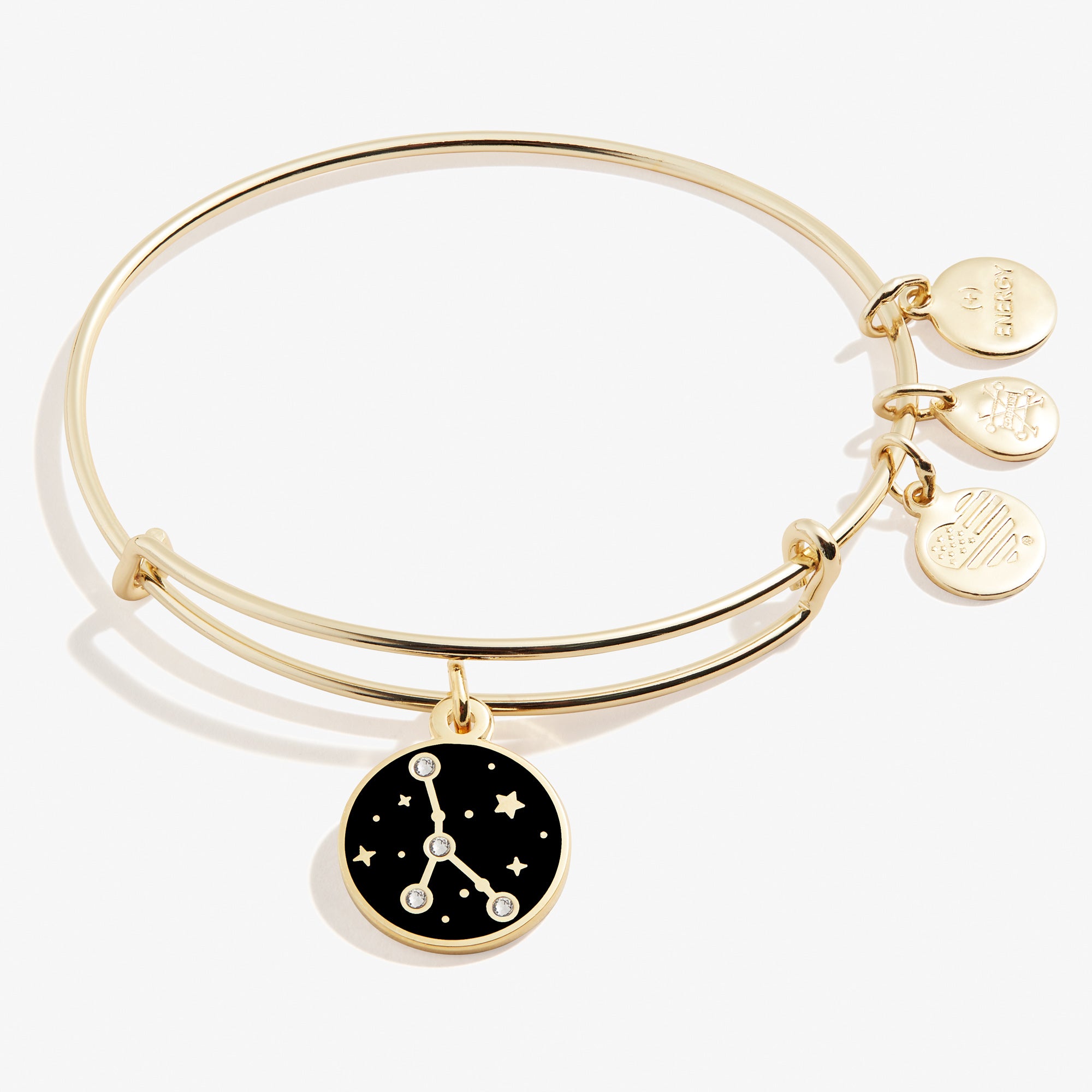 Cancer Zodiac Charm Bangle - Sterling Silver Zodiac Sign Bracelet for Women - Perfect Gift for Birthdays, Anniversaries & Astrology Lovers