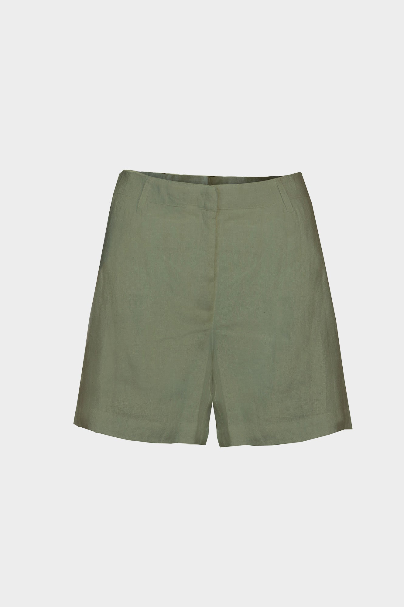 Alexandra Women's Linen Shorts - Comfortable Khaki Summer Shorts for Casual Wear, Beach, and Vacation