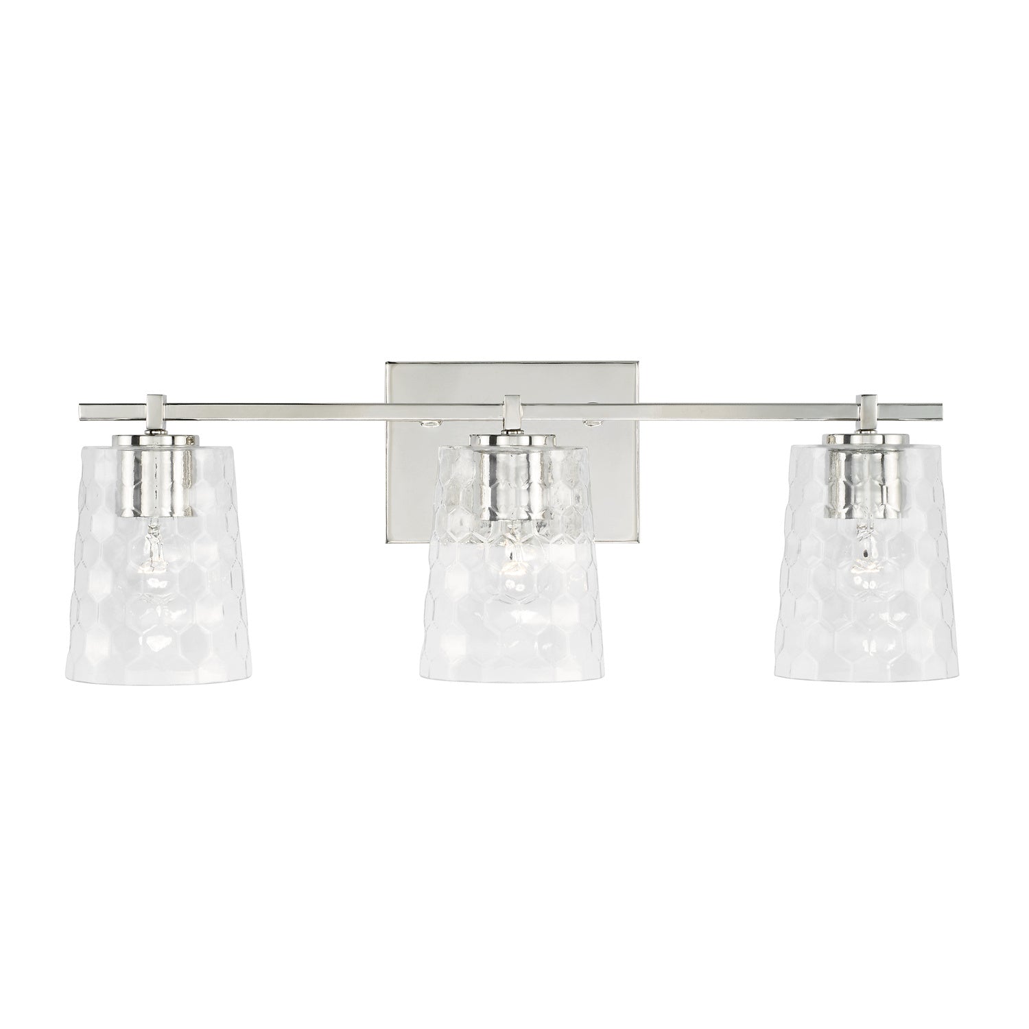 Capital Lighting Three Light Vanity – Modern Bathroom Vanity Lights with Adjustable Arms, Brushed Nickel Finish – Perfect for Bathroom Makeover, Dressing Room & Powder Room Lighting