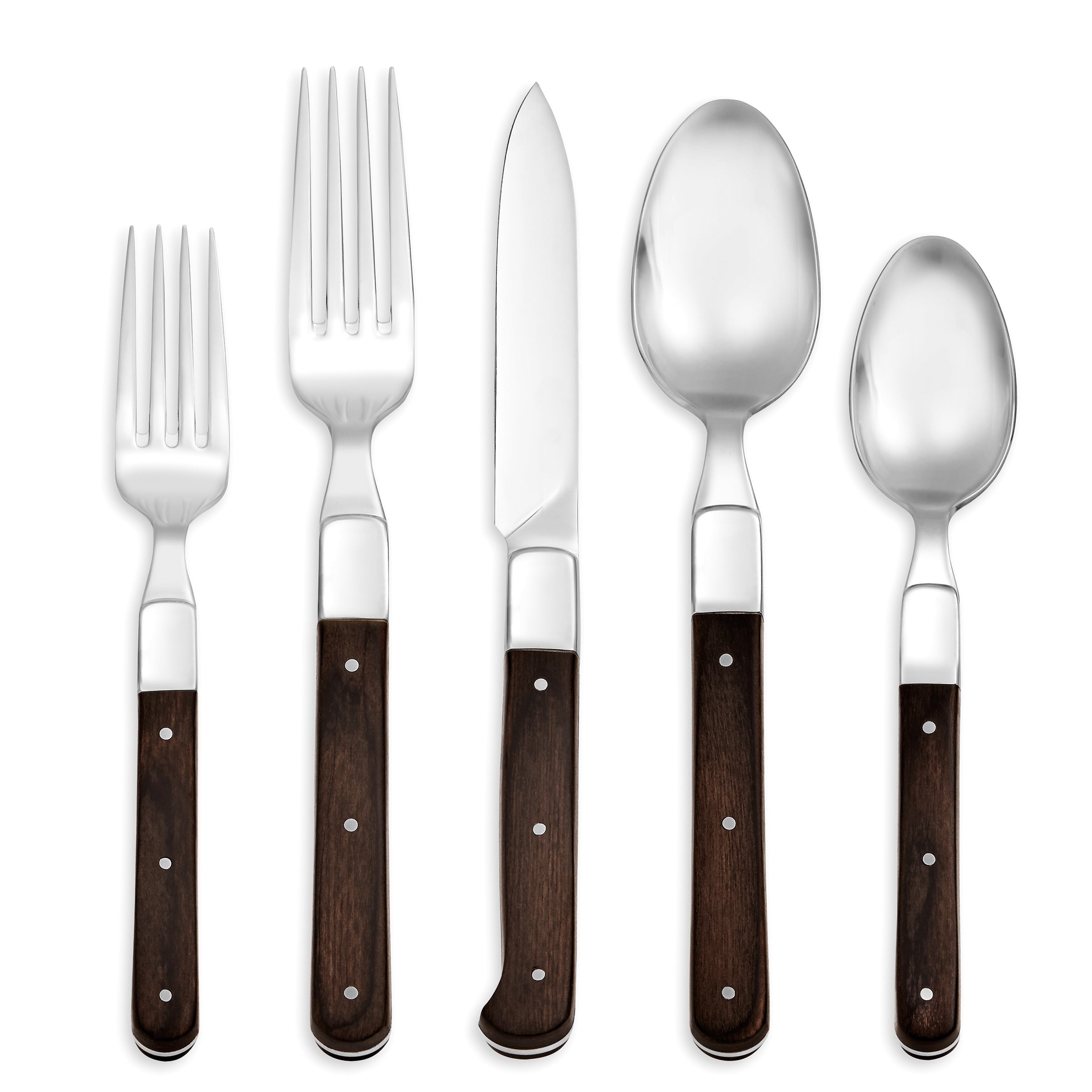 Premium St. Michel 20-Piece Stainless Steel Flatware Set - Elegant Silverware for 4-Person Place Setting - Perfect for Dinner Parties, Weddings & Everyday Dining