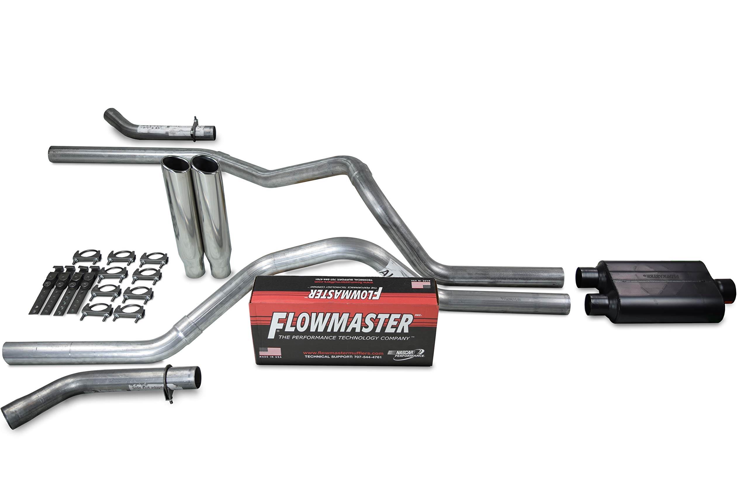**Dual Exhaust System Kit for Trucks - 2.5