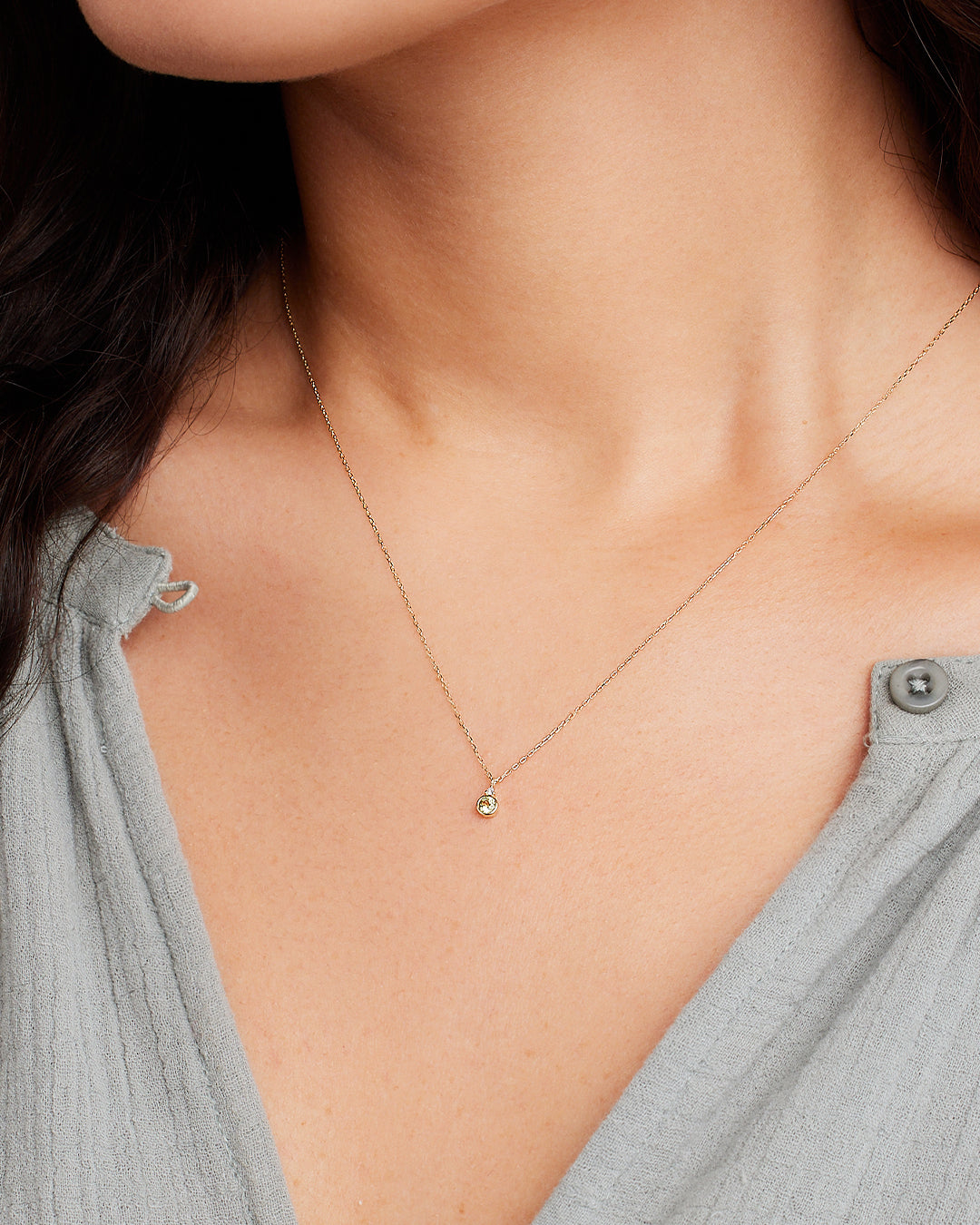 14K Gold Birthstone Necklace for Women - Personalized Zodiac Pendant Jewelry Gift for Mom, Wife, Daughter | Perfect for Birthdays, Anniversaries & Special Occasions