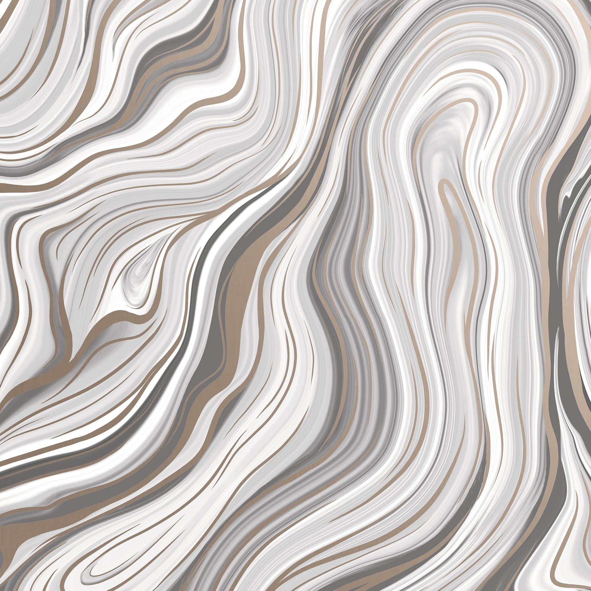 Jillson Roberts Bulk Gift Wrap - Premium Marbelized Silver Wrapping Paper, 208 Feet x 30 Inches (1/4 Ream) - Perfect for Holidays, Birthdays & Everyday Gift Wrapping Supplies