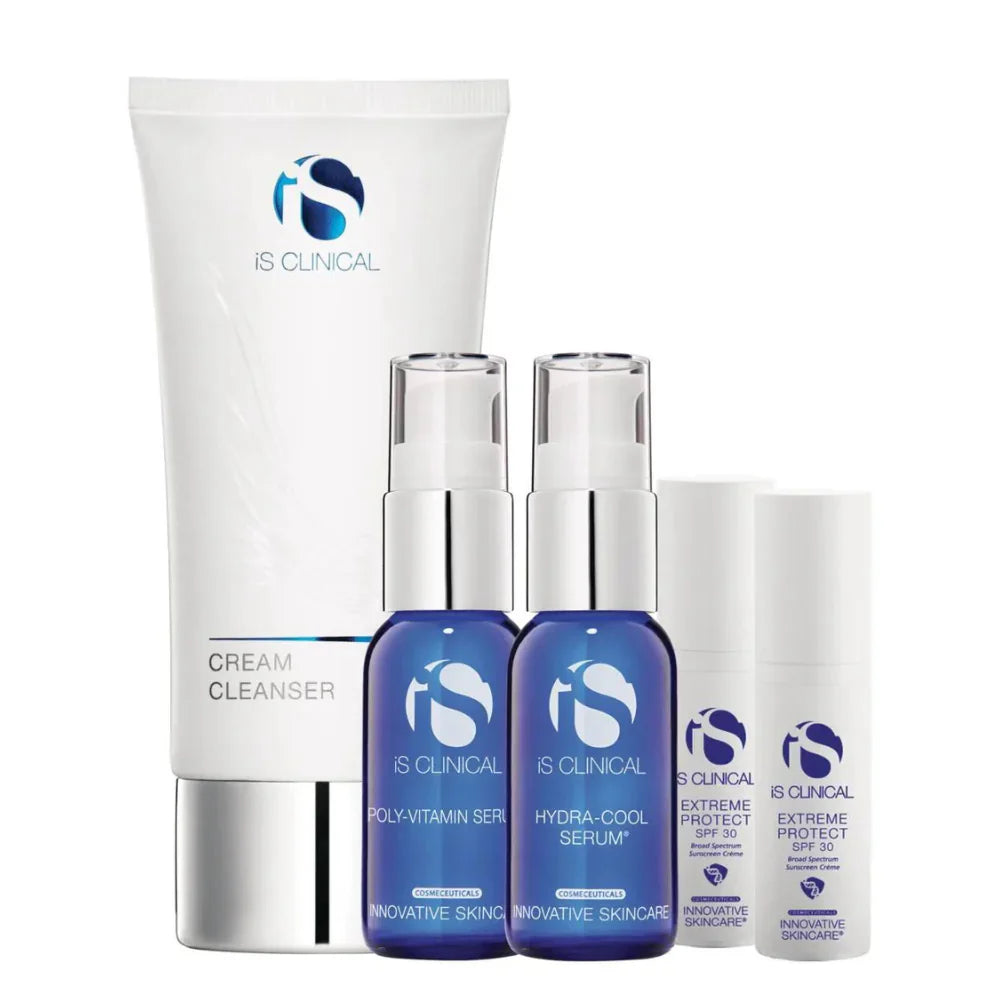 iS Clinical Pure Wellness Collection - Hydrating & Anti-Aging Skincare Set for Glowing Skin | Perfect for Daily Routine & Spa Nights