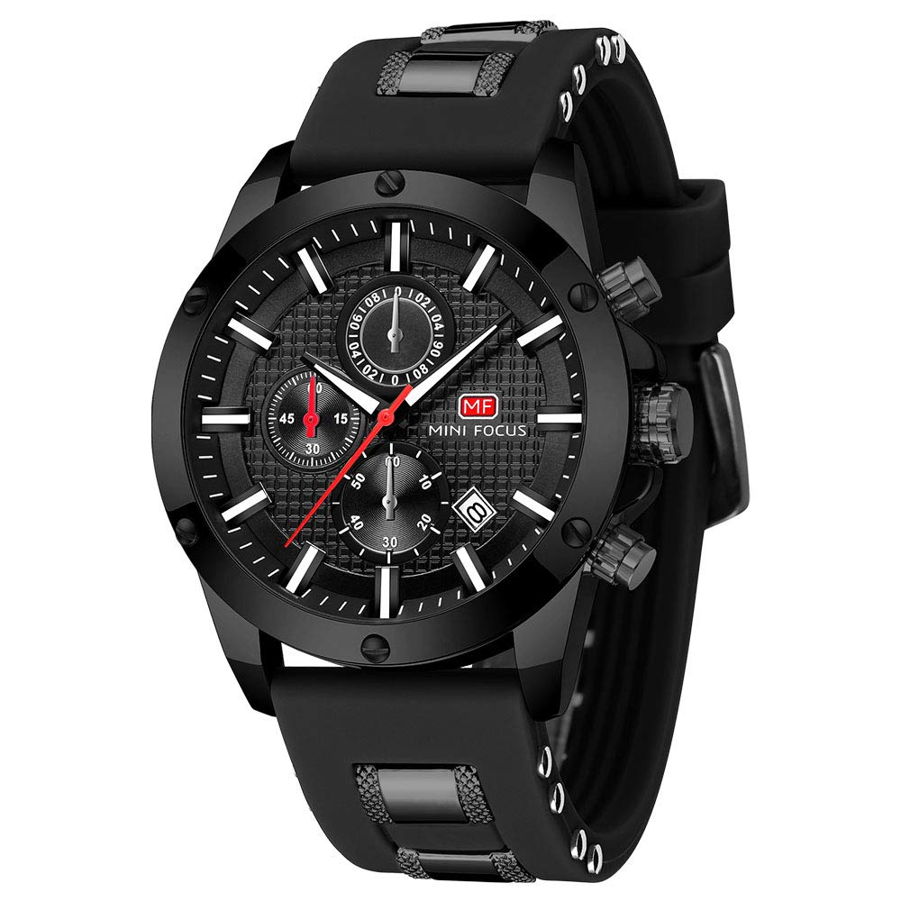 Waterproof Sports Watches for Men - Mini Focus Durable Digital Wristwatch with LED Display - Perfect for Running, Swimming & Outdoor Activities - Relojes De Hombre para Deportes