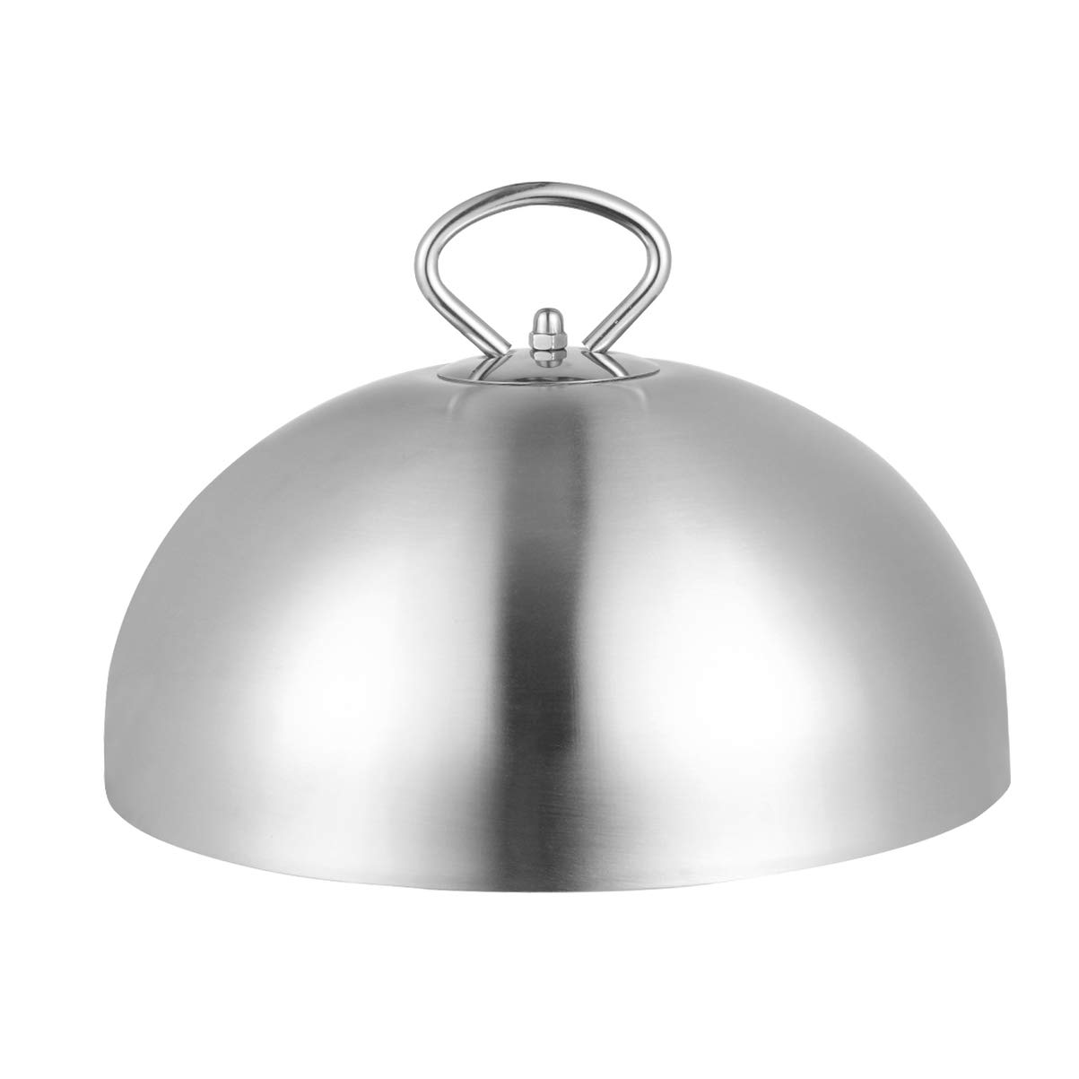 Premium Stainless Steel Cheese Melting Dome & Basting Cover for Flat Top Griddles - 26cm Durable Round Steaming Lid with Heat-Resistant Handle - Perfect for Indoor/Outdoor Cooking, Melting Cheese, Steaming Burgers & Keeping Food Warm