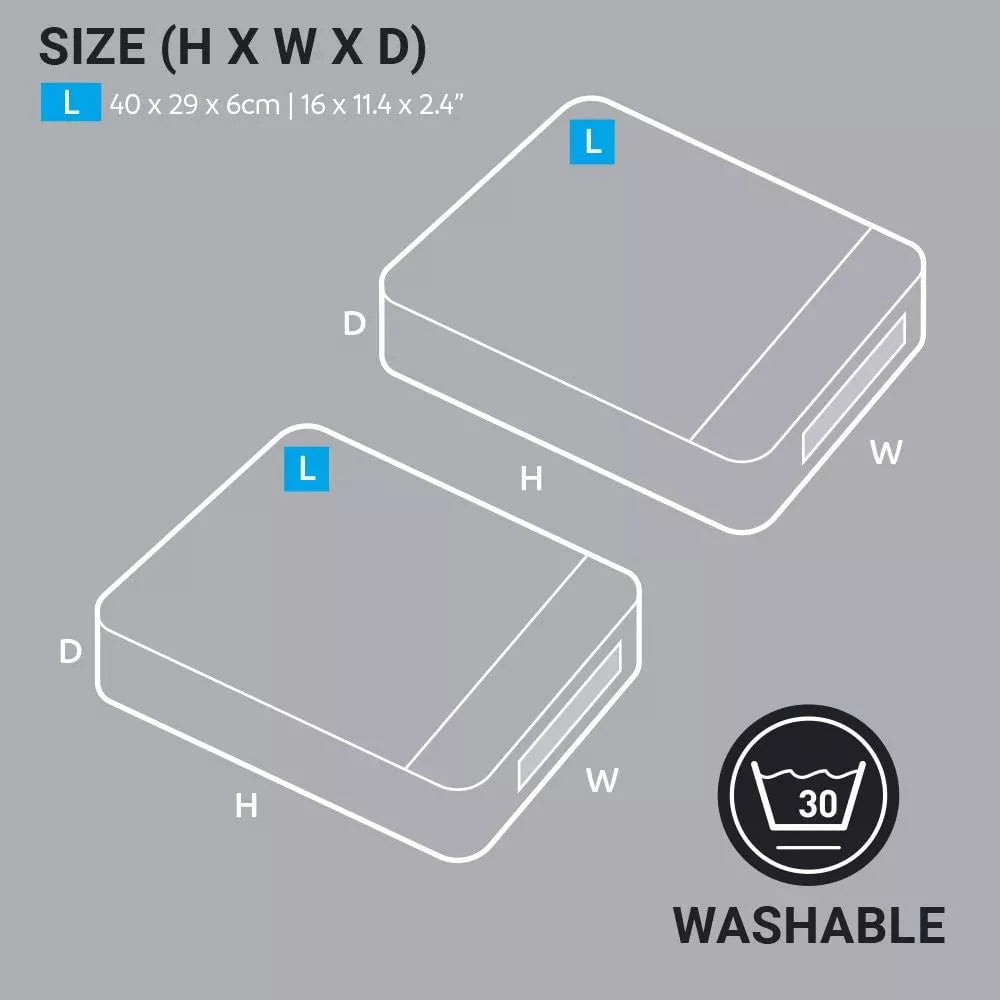 Go Travel Twin Packing Cubes - Lightweight Travel Organizers for Luggage & Suitcases | Perfect for Business Trips, Vacations & Weekend Getaways