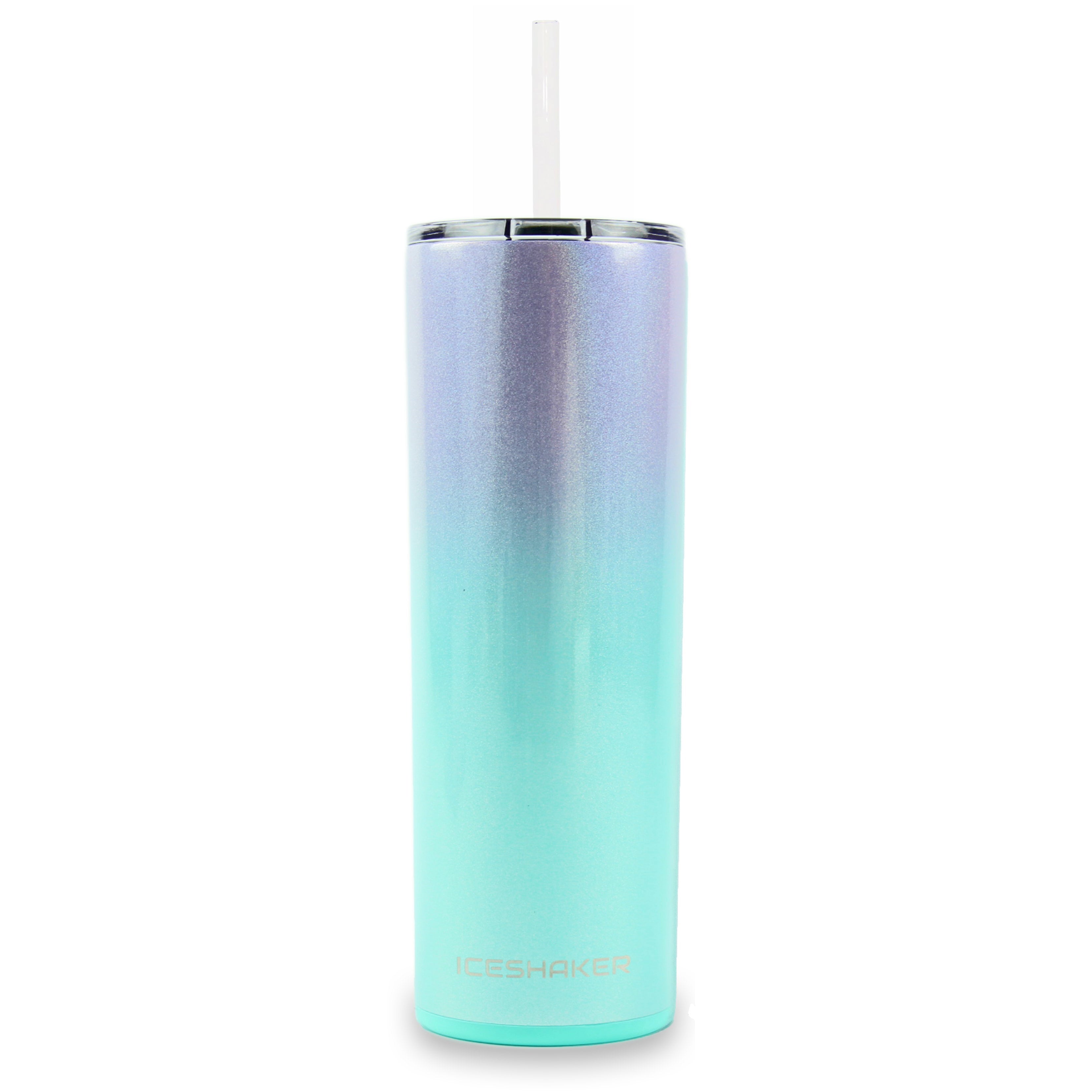 Custom 20oz Skinny Stainless Steel Tumbler with Lid & Straw - Insulated Travel Mug for Coffee, Tea & Cold Drinks - Perfect for Office, Gym, Hiking & Outdoor Activities