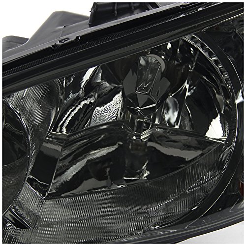 Honda Civic JDM 2/4 Door Smoke Lens Headlights Pair - Left & Right Side Replacement for Improved Night Visibility - Perfect for Street Racing & Car Customization