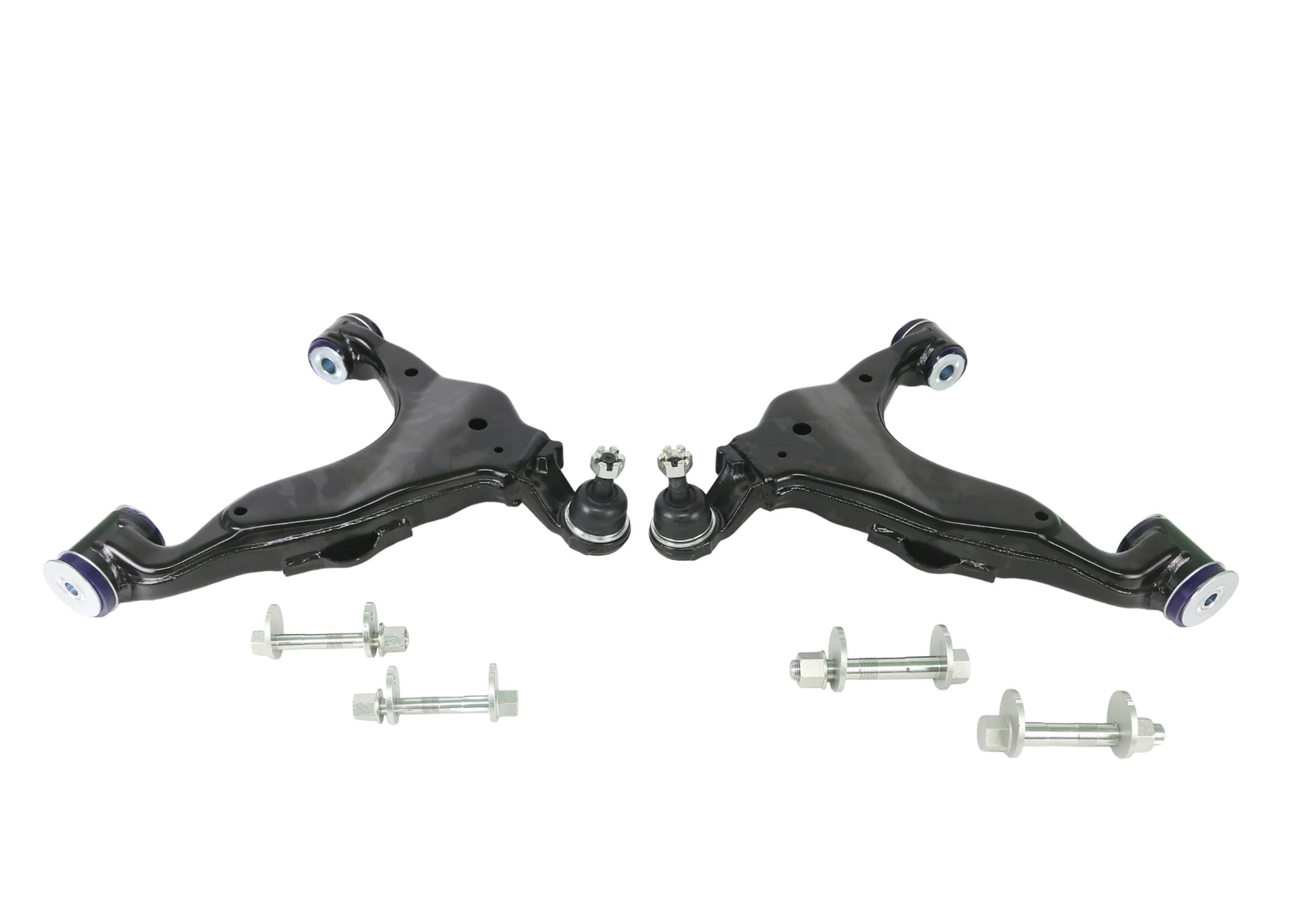 SuperPro TRC482 Front 4x4 Complete Lower Control Arm Kit for 2003-2009 Toyota 4Runner, 2007-2009 FJ Cruiser & 2003-2009 Lexus GX470 - Double Offset Design for Enhanced Off-Road Performance and Durability | Perfect for Trail Riding, Rock Crawling & Overland Adventures