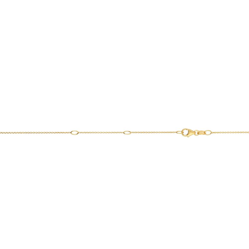 14K Gold 0.85mm Double Extendable Cable Chain Necklace - Dainty Layering Jewelry for Women, Perfect for Everyday Wear & Gift Giving