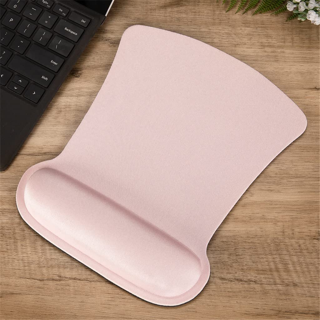 Ergonomic Rectangle Mouse Pad with Wrist Rest - Comfortable Wrist Support for Laptop & Computer - Non-Slip Gaming & Office Desk Mat (Color: A) - Perfect for Long Work Hours, Gaming Sessions & Typing Comfort