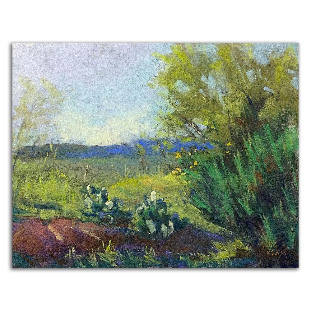 Above San Angelo by Nancie King Mertz - Premium Canvas Wall Art Print - Ready to Hang - Perfect for Living Room, Bedroom & Office Decor