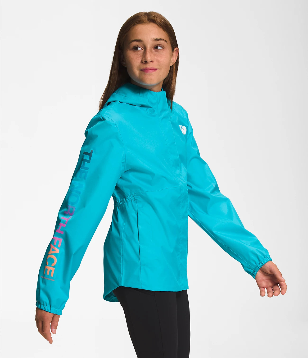Antora Waterproof Rain Jacket for Girls - Lightweight & Breathable Windproof Outerwear for School, Hiking & Outdoor Activities