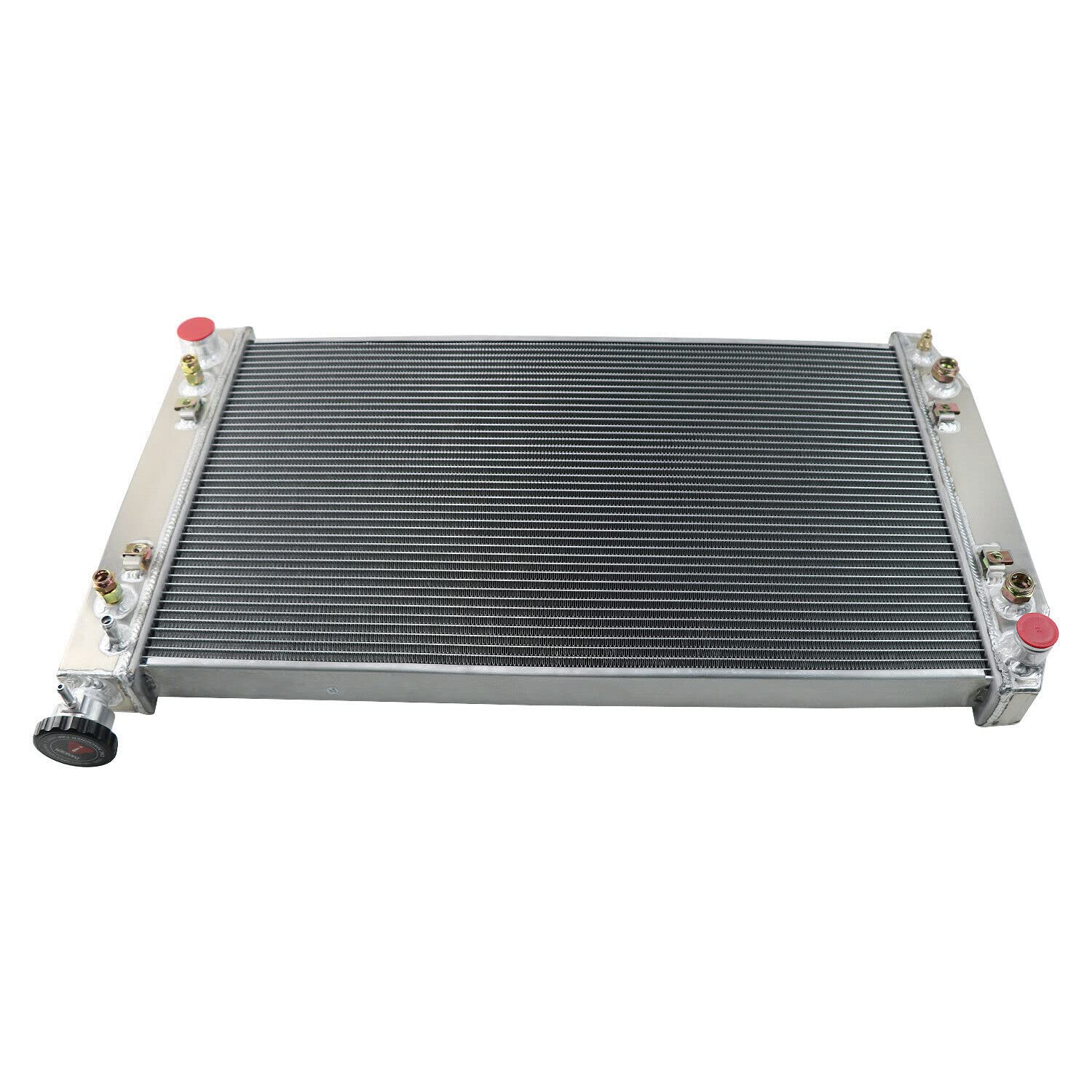 CU622 Aluminum Radiator for 1988-1999 Chevy GMC C/K 1500 2500 3500 V6 V8 GAS CNG DIESEL - 3 Row Core Radiator with Shroud & Fan Relay Kit - Heavy Duty Cooling Solution for Trucks & Off-Road Vehicles