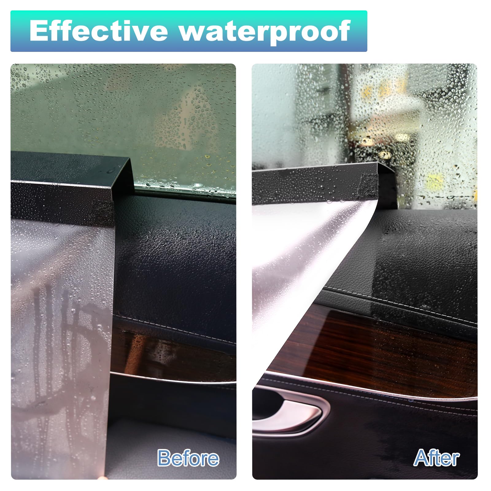 2 Pack Car Window Tint Tool Kit - Waterproof Door Panel Protector for Professional Window Film Installation | Perfect for DIY Auto Tinting & Vehicle Protection