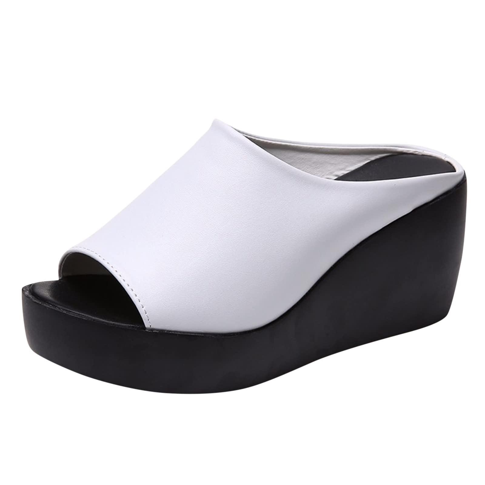 AYASO Women's Summer Sandals - Breathable Slip-On Mule Slippers with Transparent Design | Comfortable Casual Shoes for Beach, Vacation & Daily Wear