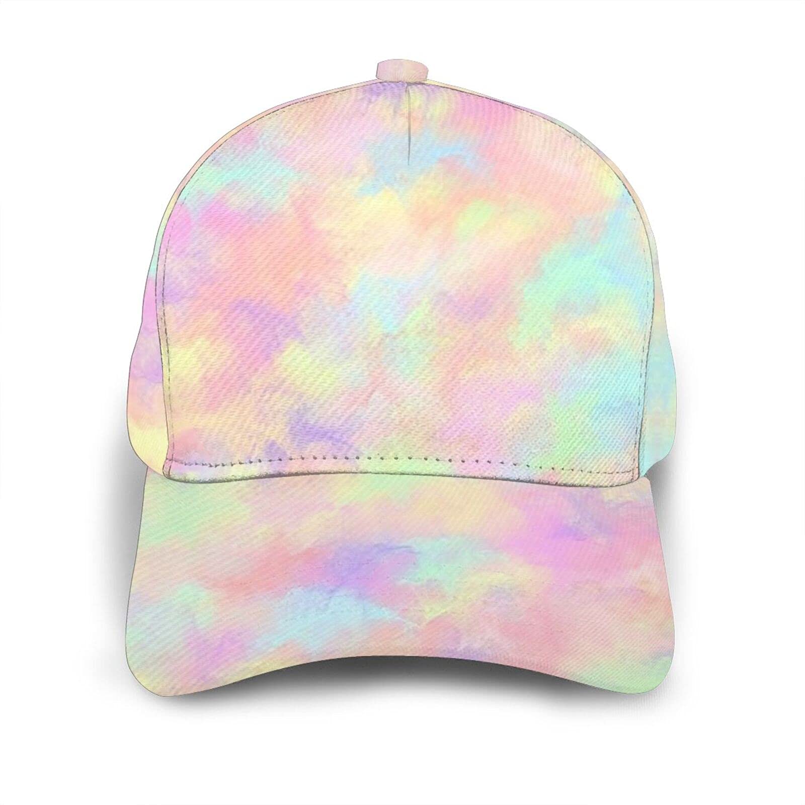 Vibrant Rainbow Tie-Dye Baseball Cap - UV Protection Sun Hat for Men & Women - Perfect for Hiking, Outdoor Sports & Summer Fashion