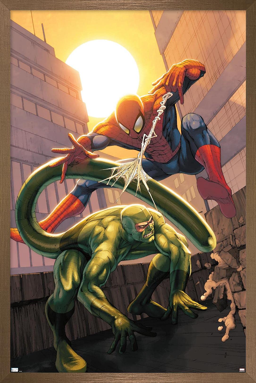 Marvel Comics Scorpion Wall Poster - Marvel Age Spider-Man #19 Art Print, 22.4