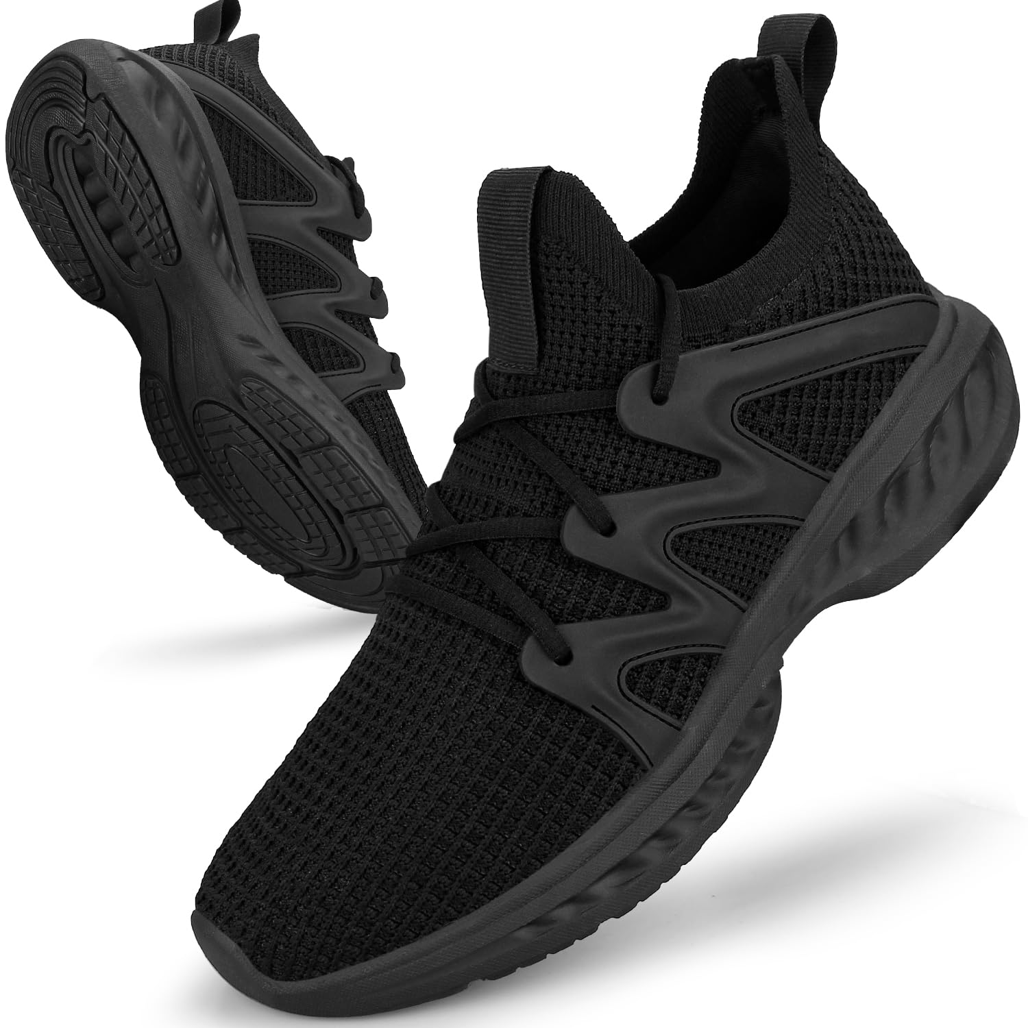**Men's Slip-On Walking Shoes - Lightweight, Breathable & Non-Slip Running Sneakers for Gym, Tennis & Casual Wear | Perfect for Workouts, Travel & Everyday Comfort**