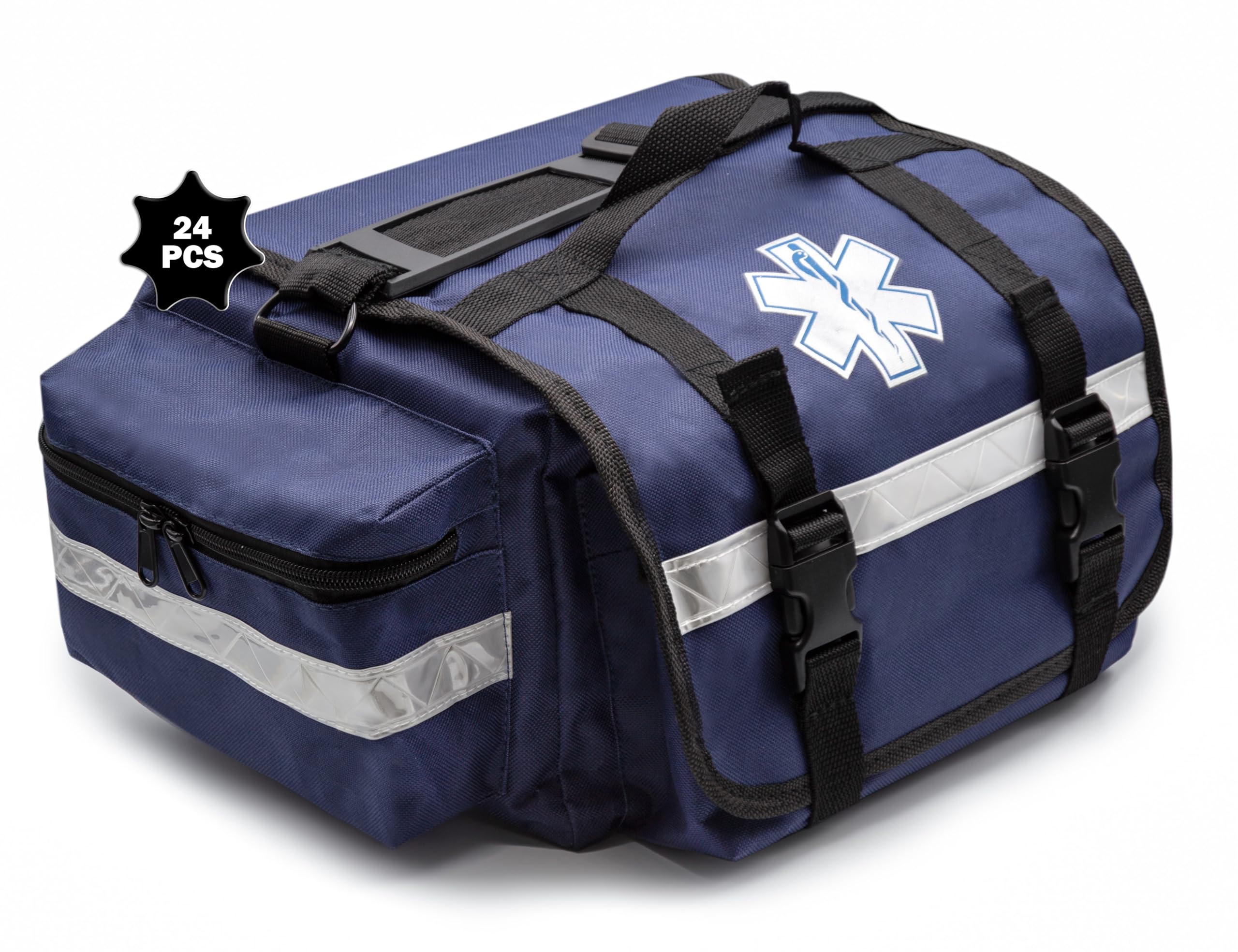 Primacare CSKB-RO74-B Empty First Responder Trauma Bag - 17