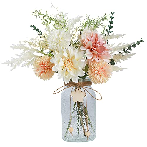 Dahlia White Pink