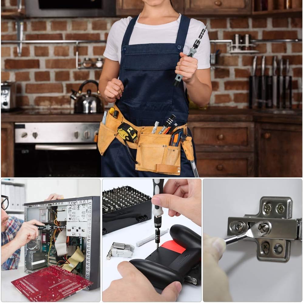 LIFEGOO 138-in-1 Magnetic Screwdriver Set - Electronics Repair Kit for iPhone, Laptop, PC, PS5