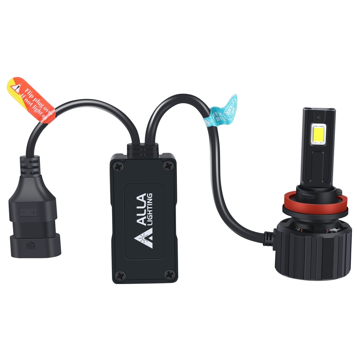Brightest H11 LED Headlight Bulbs Conversion Kit - H8 H9 Compatible - 6000K White Light - Perfect for Night Driving & Foggy Conditions