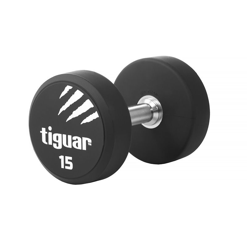 Tiguar 15KG Dumbbell Set - Premium Weight Lifting Equipment for Home Gym, Strength Training & Fitness Workouts | Ideal for Men & Women, Muscle Building, Cardio & CrossFit Training