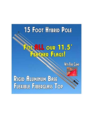 NOW LEASING Red Flutter Feather Banner Flag Kit - 6FT Flag with Pole & Ground Mount - Perfect for Real Estate, Grand Openings, and Outdoor Events