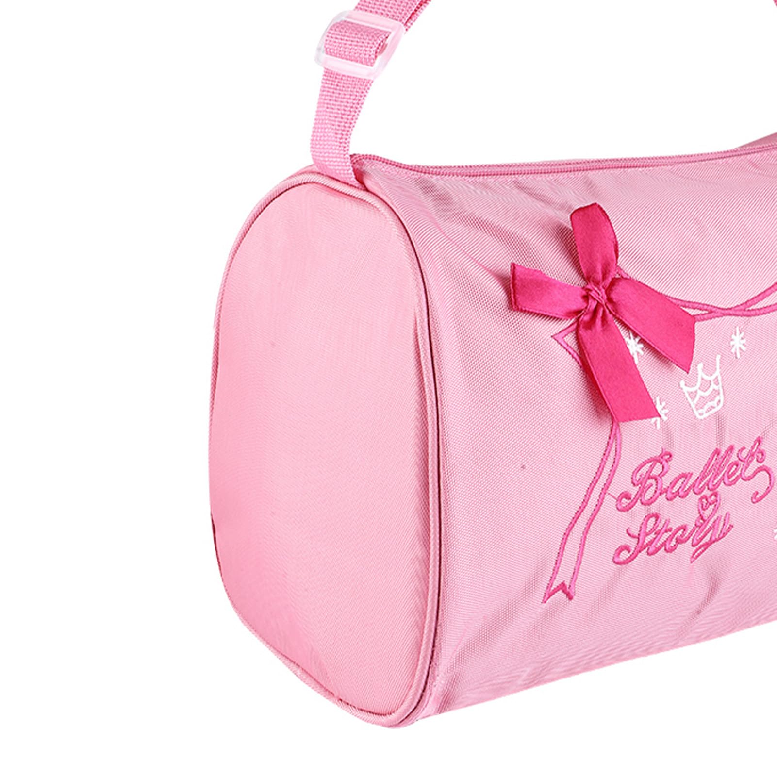Kuuleyn Large Capacity Adjustable Ballet Dance Bag for Girls - Embroidered Backpack for Classical Dance, Ballet Class & Performance | Perfect for Dance School, Recitals & Travel