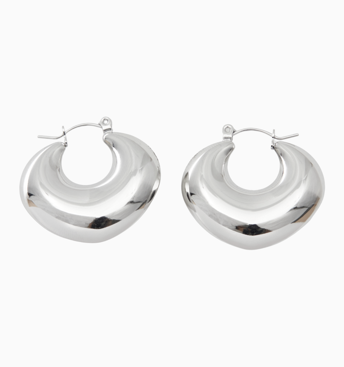 Chloe Hoops Earrings for Women - 14K Gold Plated Huggie Hoop Earrings | Dainty & Elegant Jewelry Gift for Her | Perfect for Everyday Wear, Date Night & Special Occasions