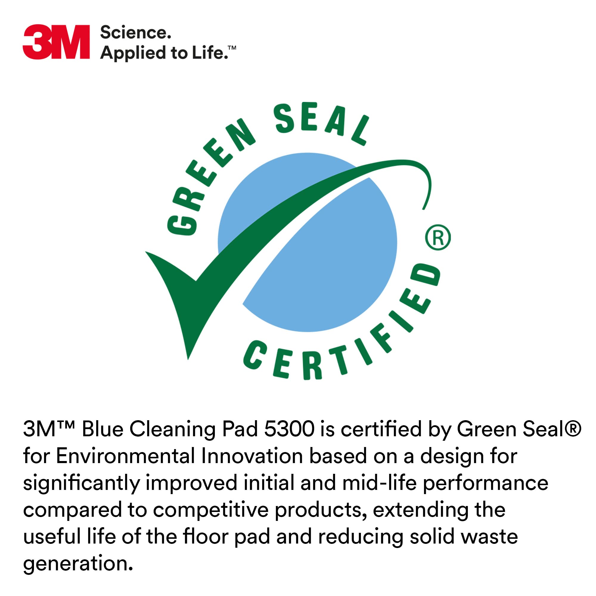 3M Blue Cleaner Pad 5300 - 28