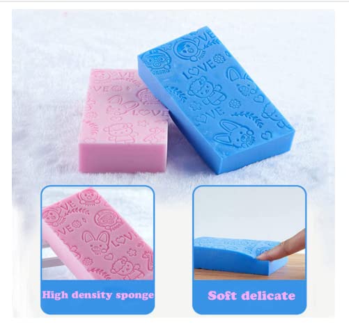 Exfoliating Body Scrubber Sponge - Gentle Dead Skin Remover for Face & Body - Soft Shower Sponge for Women & Men - Perfect for Daily Skincare & Smooth Skin Routine