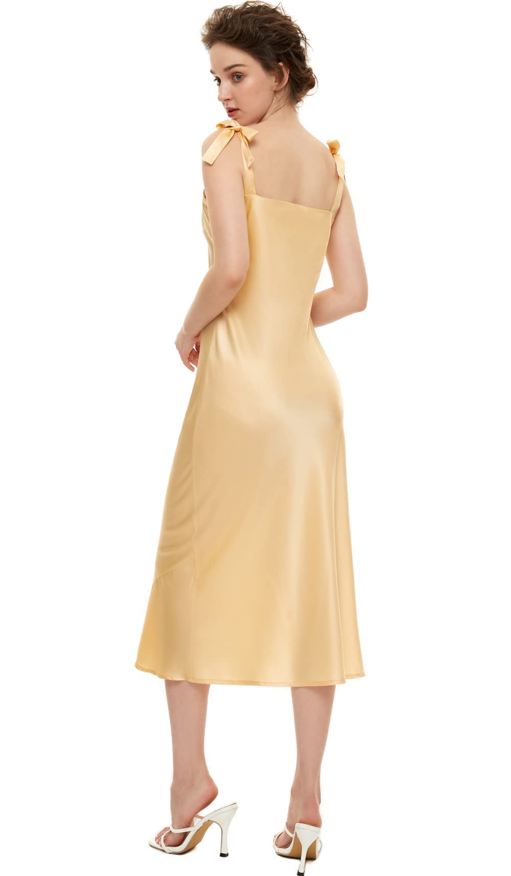 Luxury Mulberry Silk Formal Dress for Women - Elegant & Sexy Evening Gown for Parties, Weddings & Special Occasions
