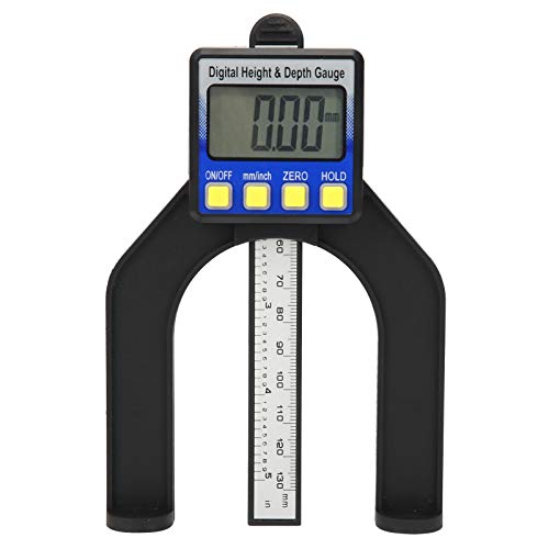 Precision Depth Caliper 0-80mm - High Accuracy Digital Measuring Tool for Woodworking, Metalworking & DIY Projects | Perfect for Depth Gauge, Height Measurement & Engineering Applications