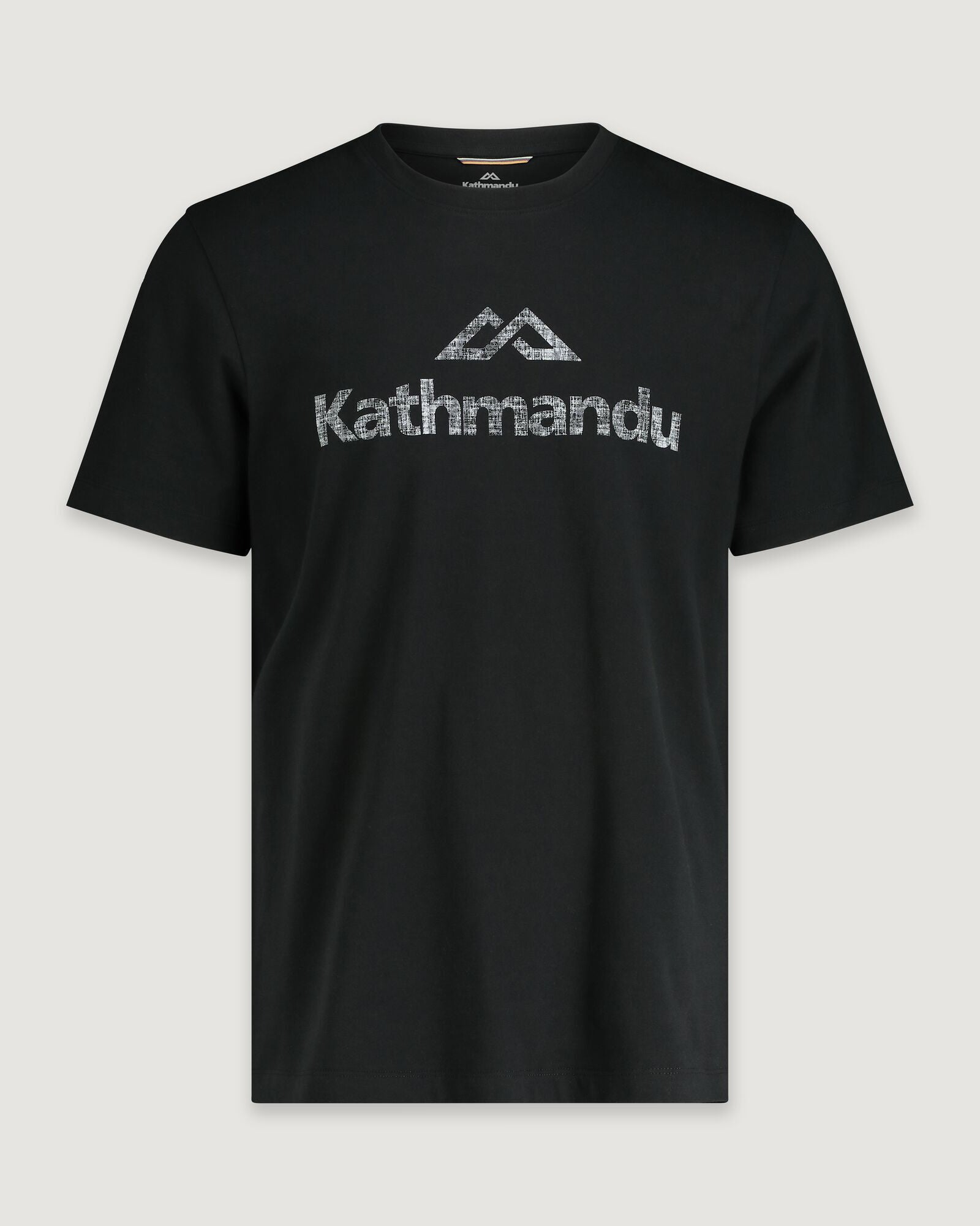 Kathmandu Logo Women's Short Sleeve T-Shirt - Breathable Cotton Tee for Casual Wear & Outdoor Activities - Black Stingray Color