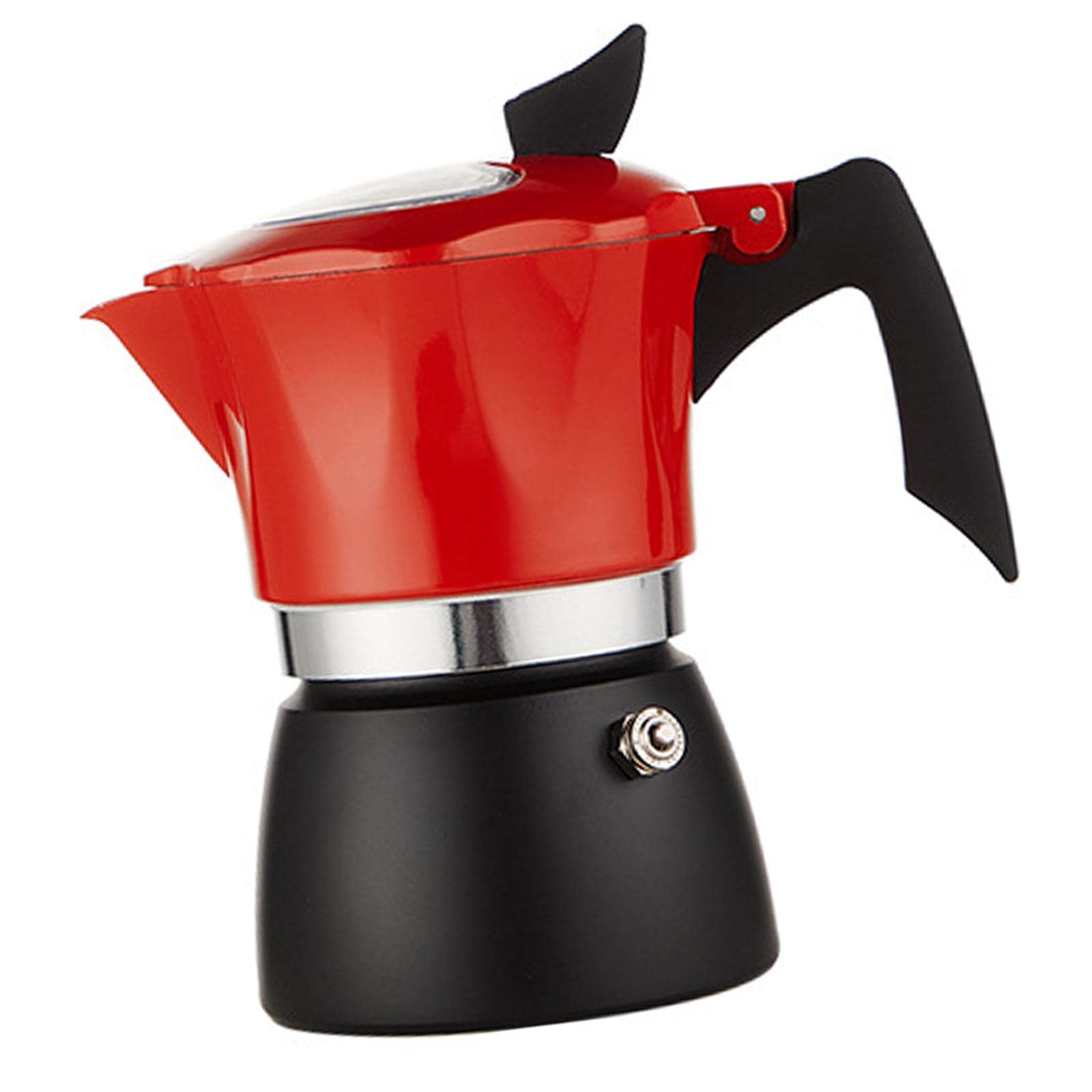 Premium Aluminum Moka Pot Stovetop Espresso Maker - 150ml Italian Coffee Brewer for Rich Espresso & Percolator Coffee | Perfect for Home, Office & Camping Use