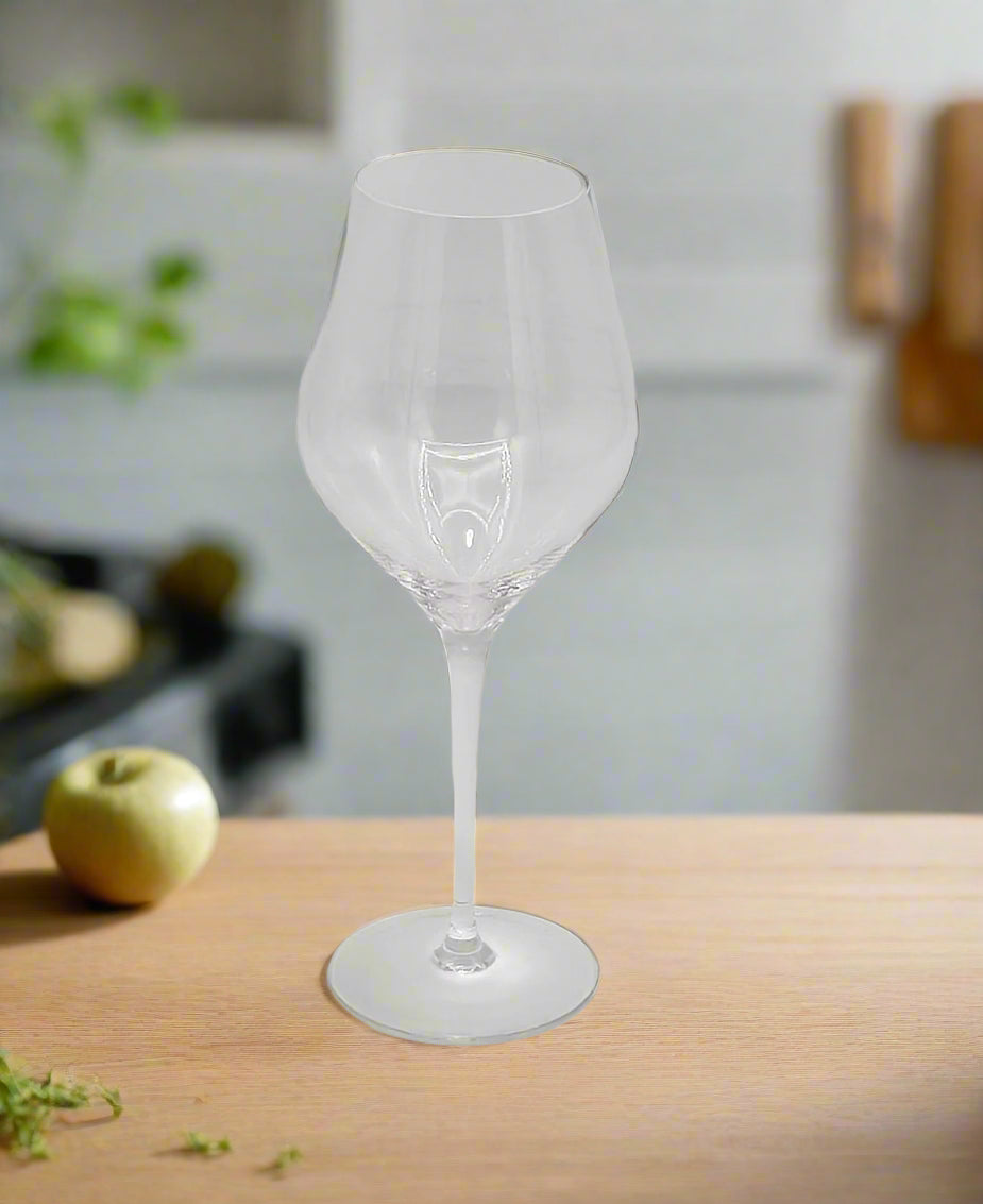 6-Piece Wine Glass Set - Elegant Stemware for Red & White Wine - Perfect for Dinner Parties, Weddings & Home Entertaining