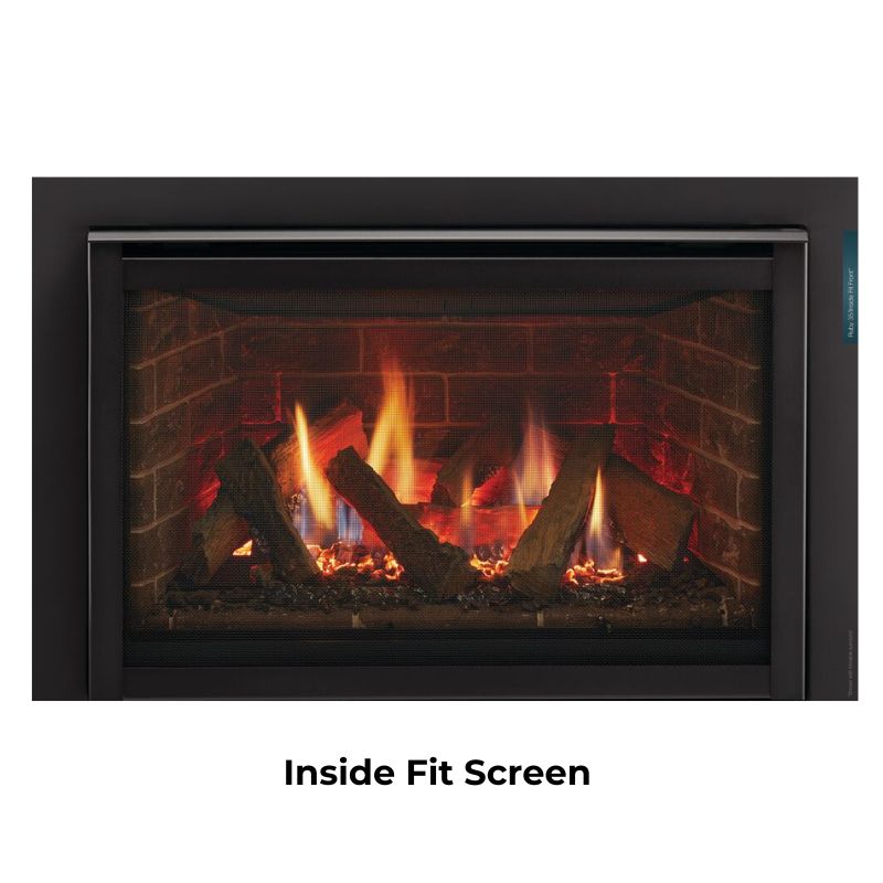 Majestic Ruby 30 Direct Vent Gas Fireplace Insert - 30,000 BTU Heating for Living Rooms & Bedrooms | Energy Efficient Home Heating Solution