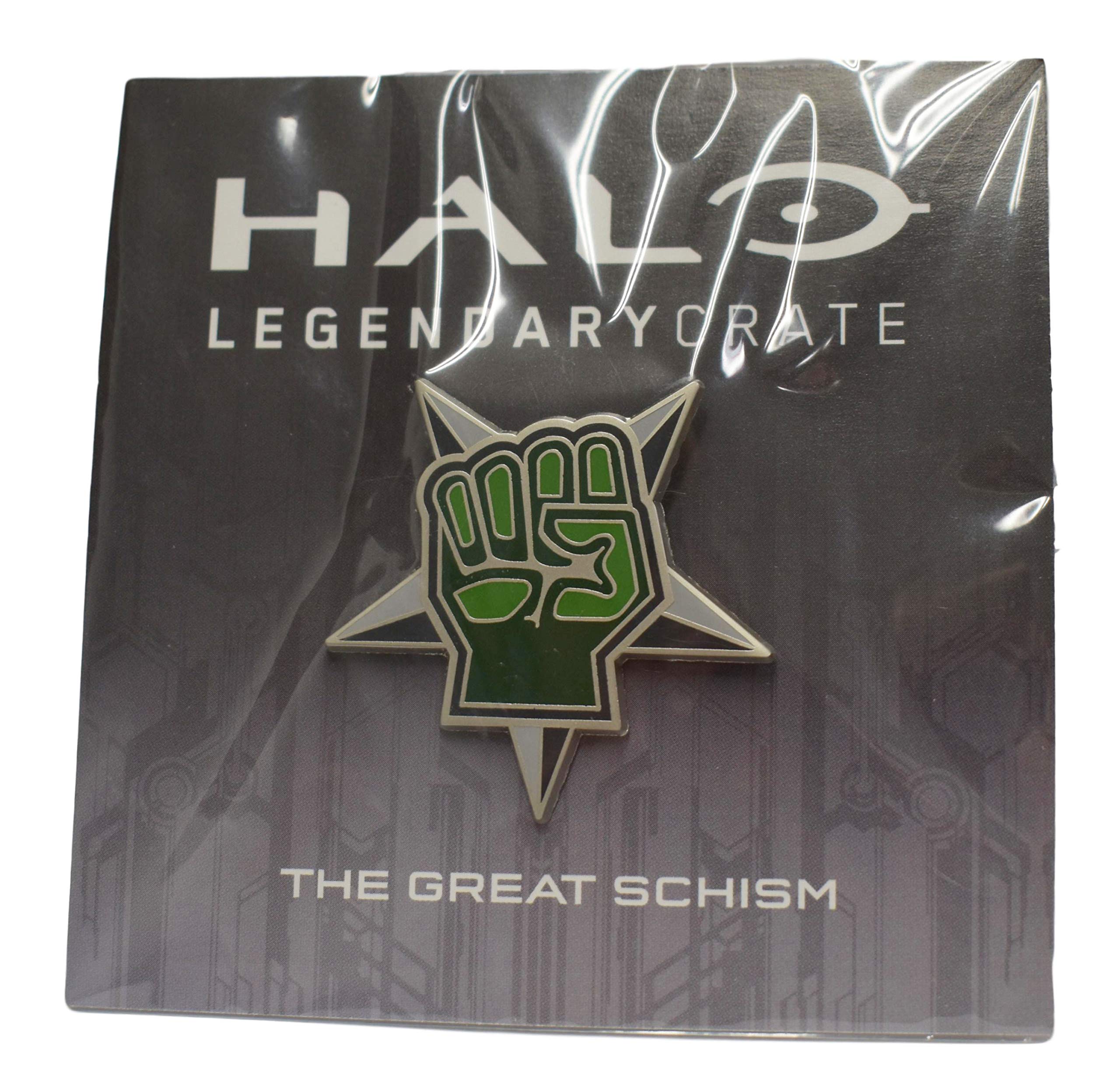 Halo Bonecracker The Great Schism Pin - Standard Green Variant - Limited Edition Collectible - Perfect for Gaming Fans & Halo Merchandise Collectors - Great for Cosplay, Conventions & Display
