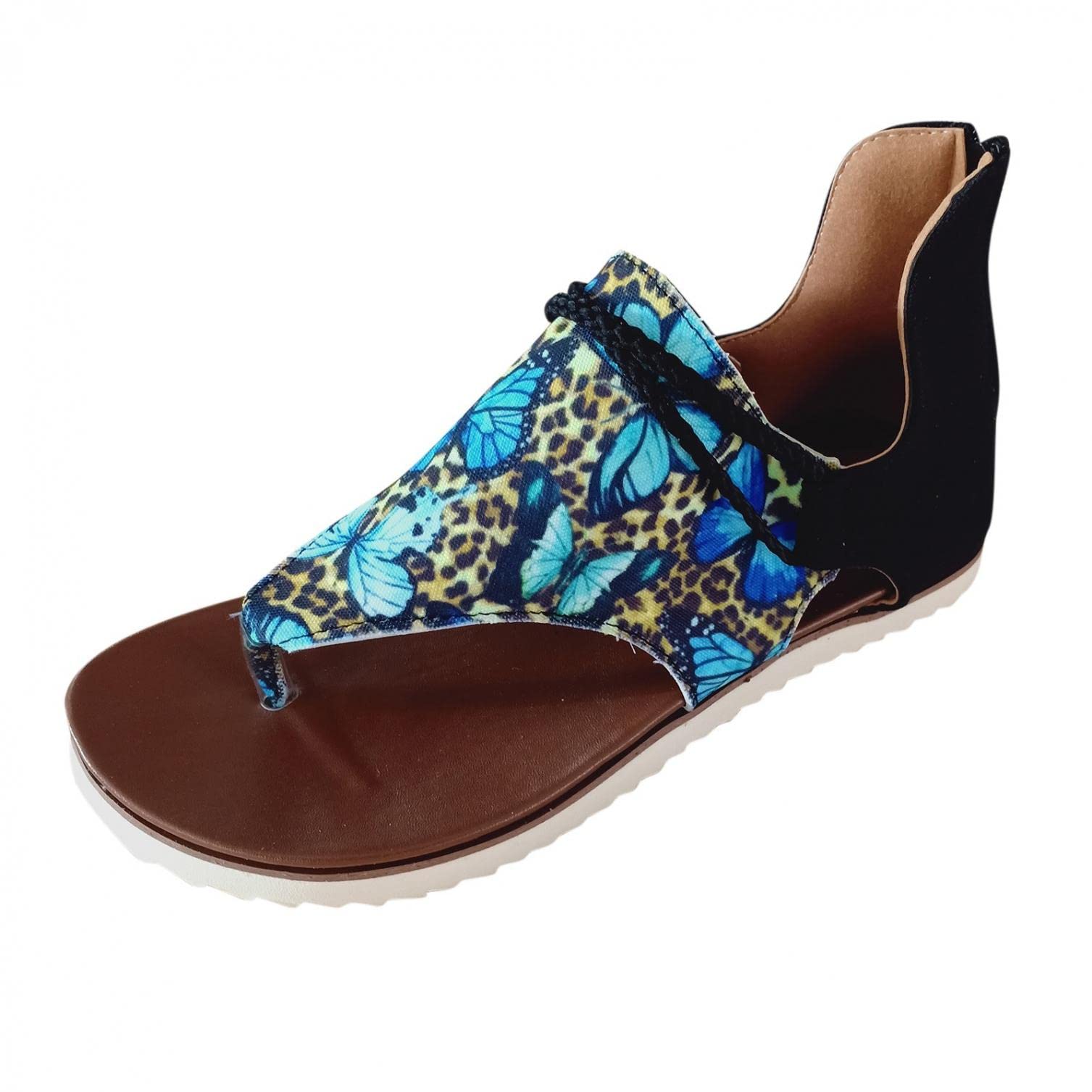 Aayomet Women's Summer Sandals - Comfortable Beach Flip Flops with Low Heel & Thong Toe | Casual Walking Shoes for Vacation, Poolside, and Outdoor Activities